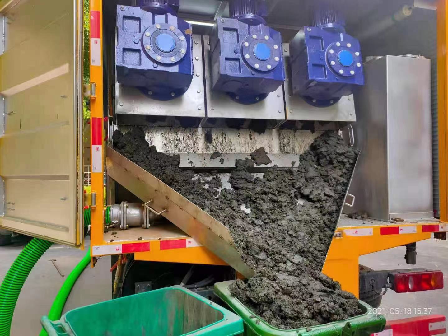 雁塔化粪池清掏城市维护站-泥浆净化干湿分离处理